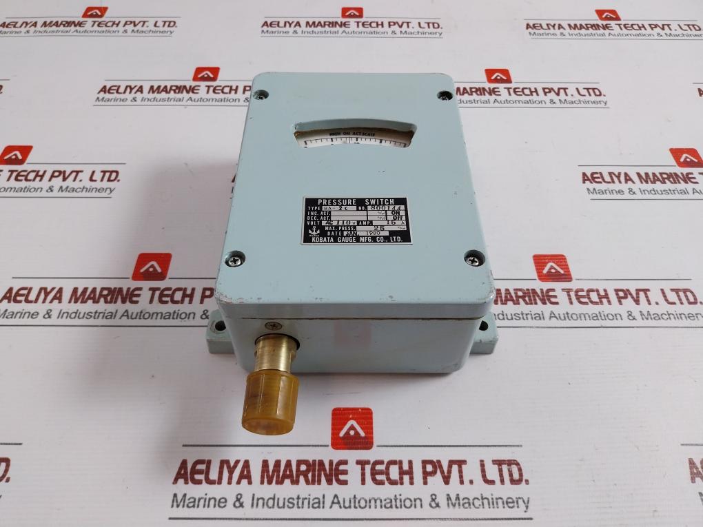 Pressure Switch 25kg/Cm2 15a Ba-2c Ac 110 V Kobata