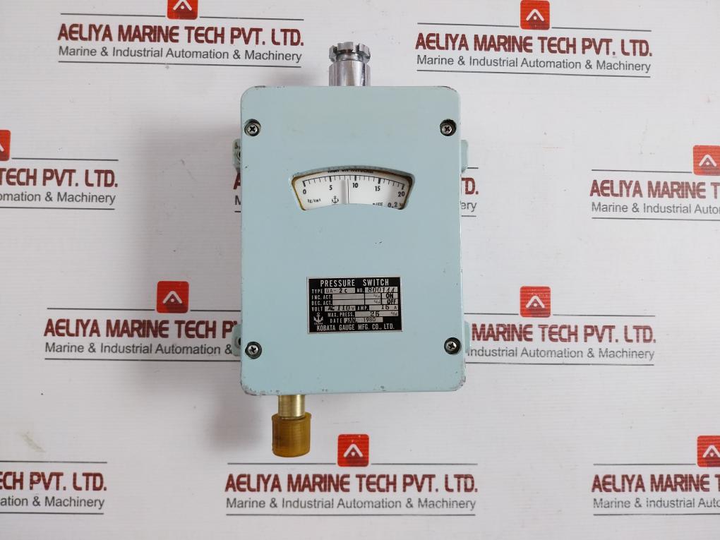 Pressure Switch 25kg/Cm2 15a Ba-2c Ac 110 V Kobata
