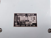Pressure Switch 25kg/Cm2 15a Ba-2c Ac 110 V Kobata