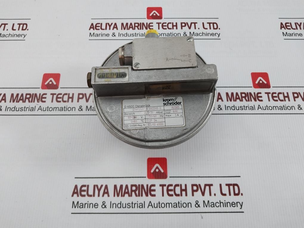 Pressure Switch 2,5-30 Mbar Kromschroder Dw1 U/84422050
