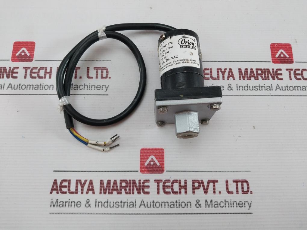 Pressure Switch By Orion 0.5 To 7 Bar Lm 5