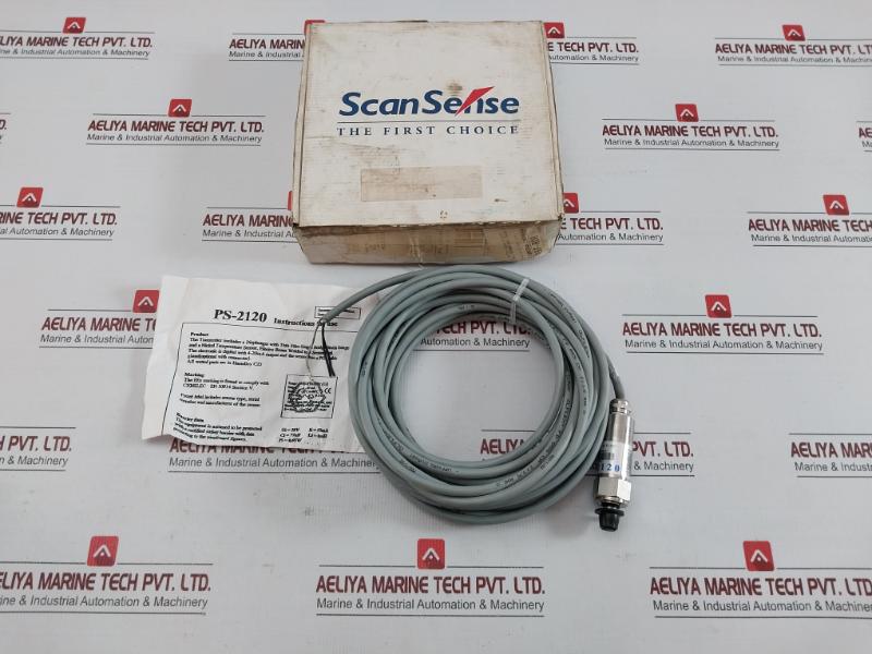 Pressure Transmitter 0-450 Bar 4-20 Ma 28v Scan-Sense Ps-2120