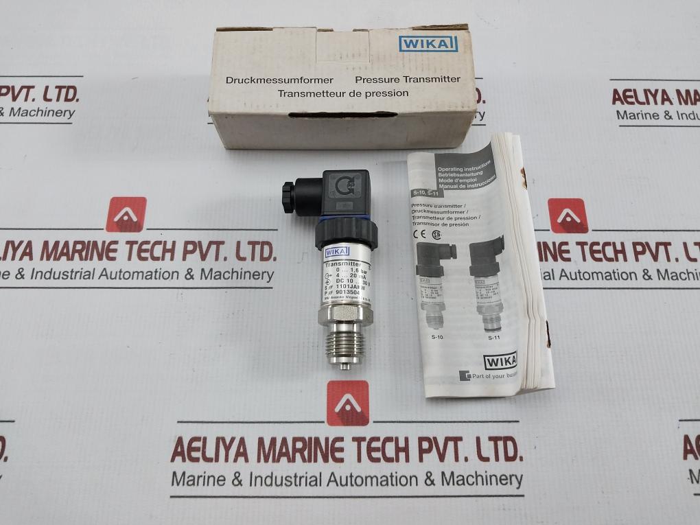 Pressure Transmitter 0.1-6 Bar Brand Wika S-10