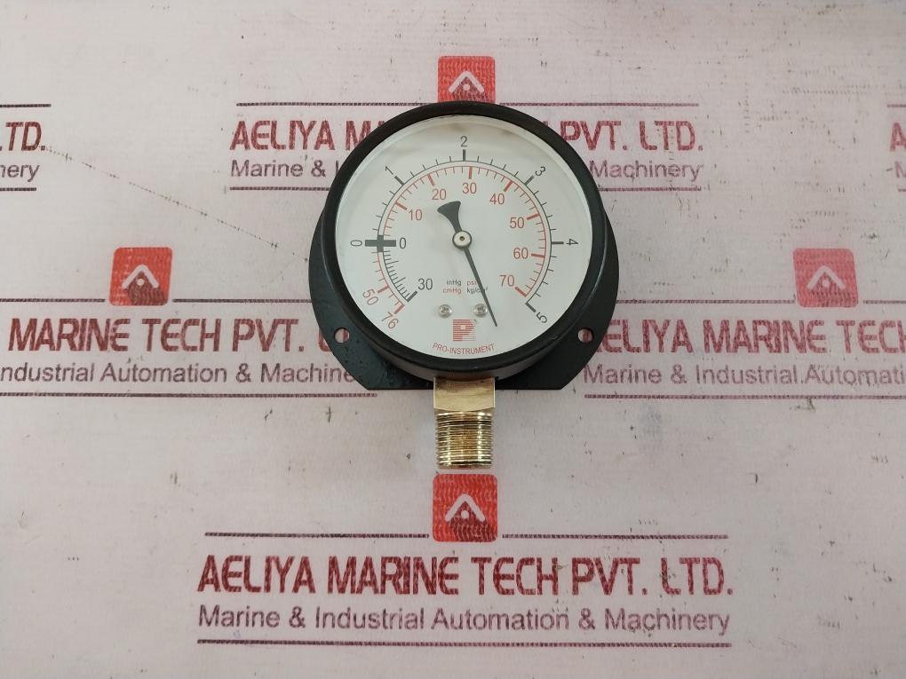 Pro-instrument 3" P-bx3/8Pt Pressure Gauge 0-70 Psi 0-5 Kg/Cm2 Kc-d13