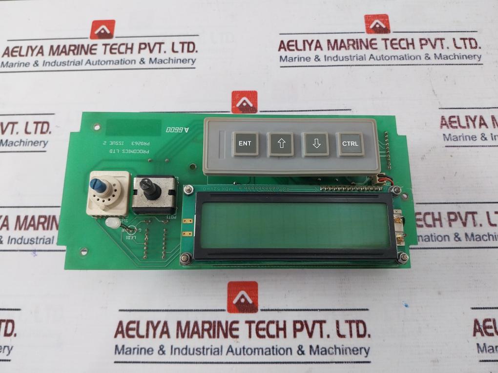 Proconics Pr0263 Printed Circuit Board 4 Button Keypad 1700002155