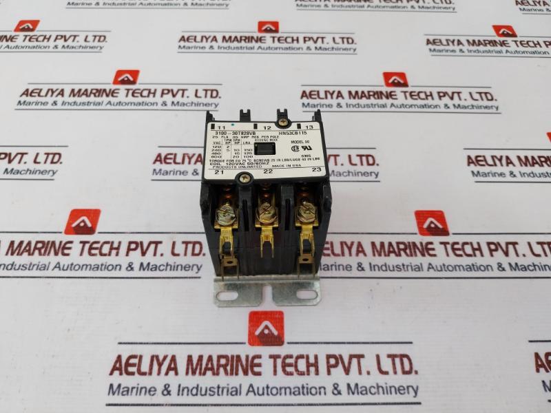 Products Unlimited 3100-30T828Vb Contactor 600Vac 50/60Hz