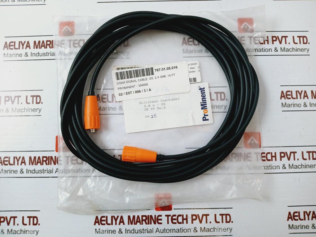 Prominent 5.0 M Ss Dulcotest Coax Signal Cable 15Ft
