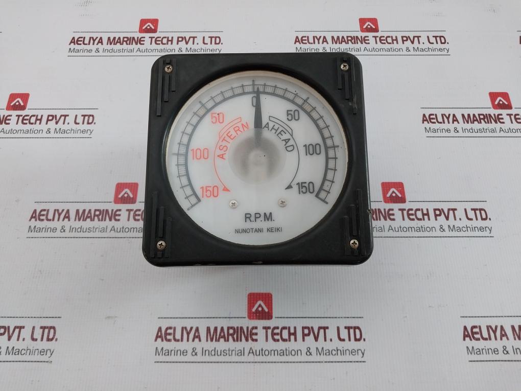Propeller Shaft Revolution Indicator Nunotani Keiki  Jis F 8521-Fe130k In Used Condition