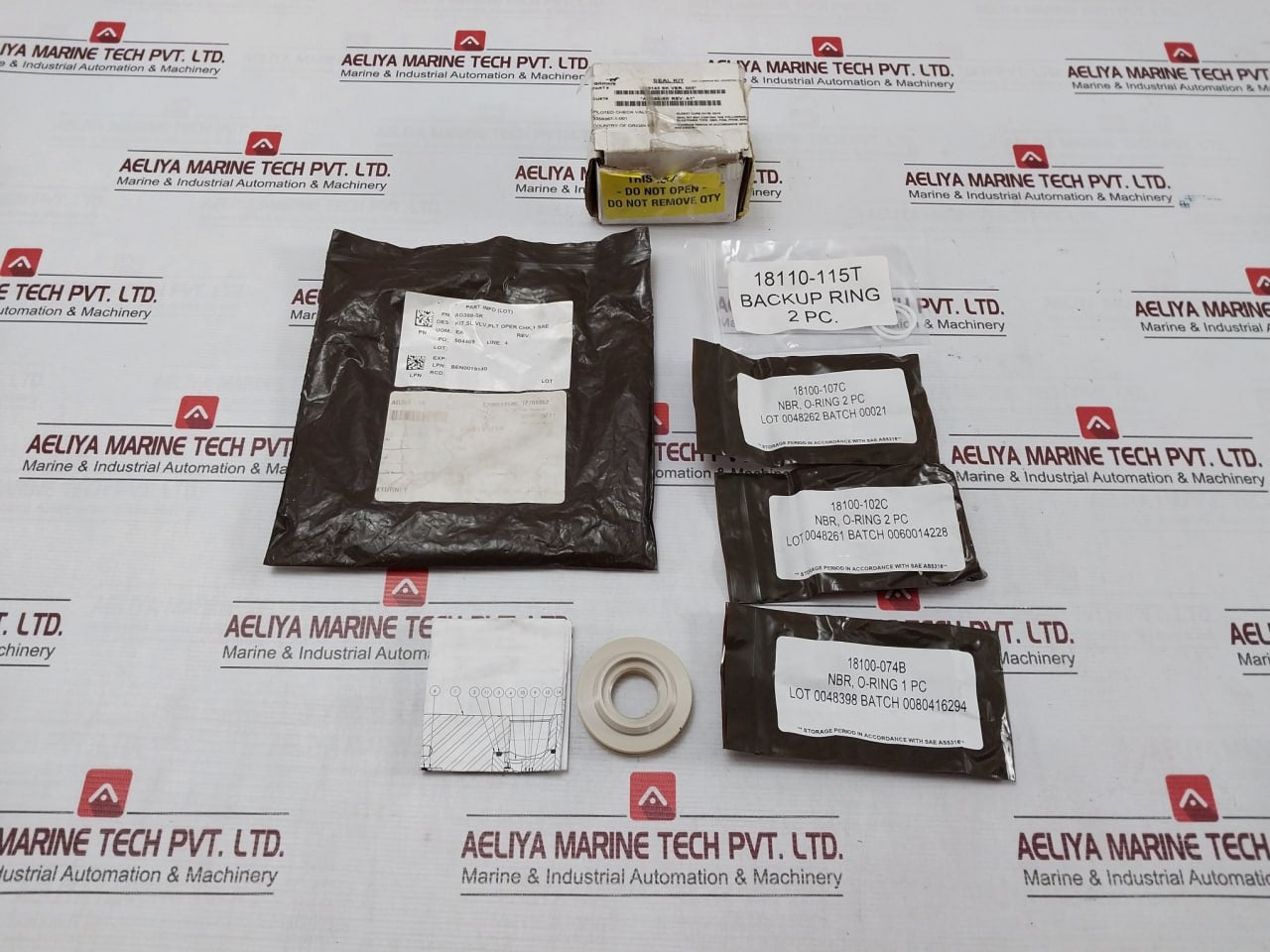 Proserv 25145 Sk Piloted Check Valve Soft Seat Kit 1" 5000 Psi Rev F Ag388-sk