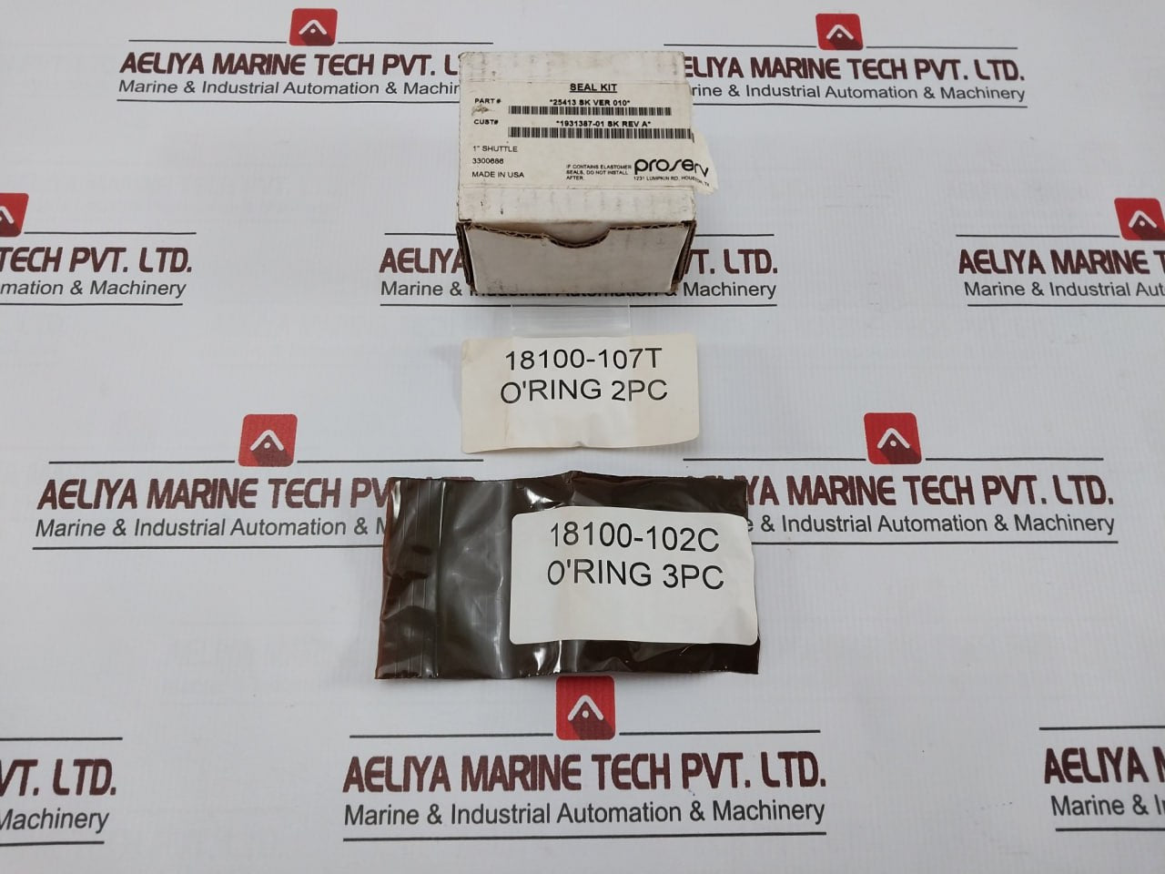 Proserve 25413 Sk Seal Shuttle Valve Ver 010 Rev A 1931387-01 Sk