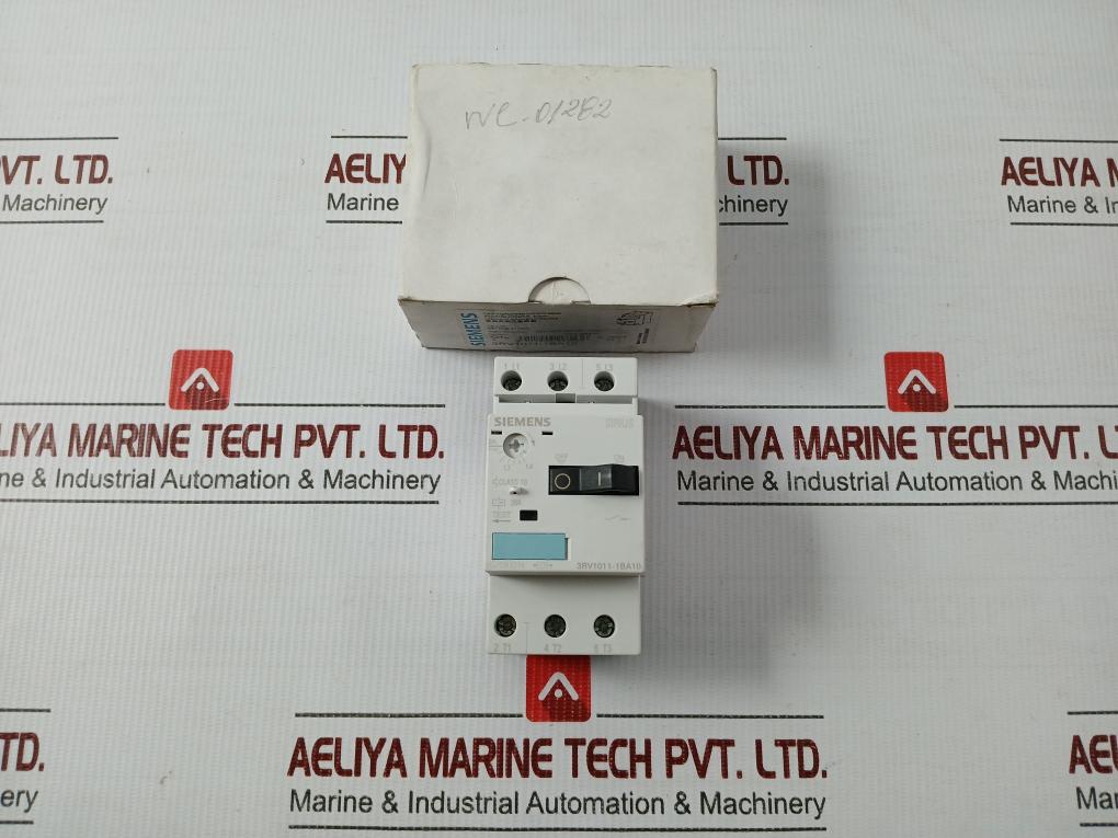 Protection Circuit Breaker 600v/1.4,2a By Siemens 3rv1011-1ba10 Motor