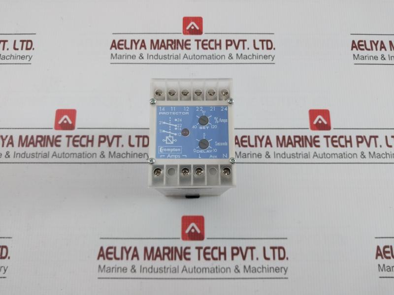 Protector Trip Relay Crompton Part No. 252-Paou-Lsbx-C6-Dg-D1-Ea