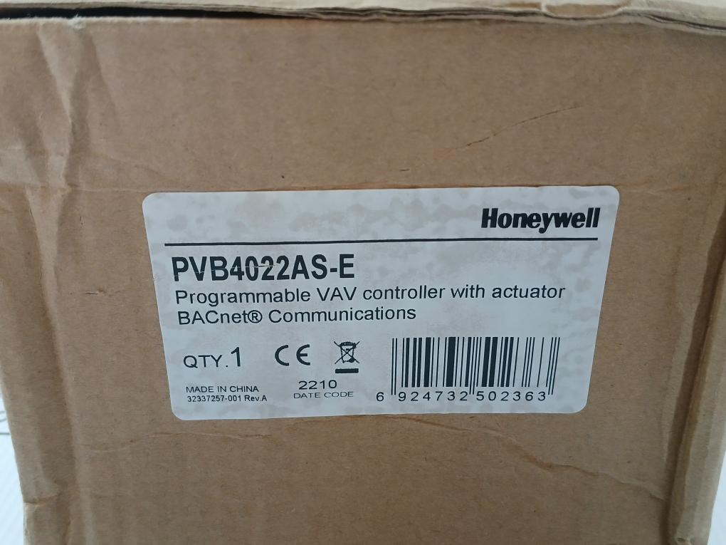 Pvb4022as-E Programmable Vav Controller With Actuator 24vac, 50/60hz Brand Honeywell
