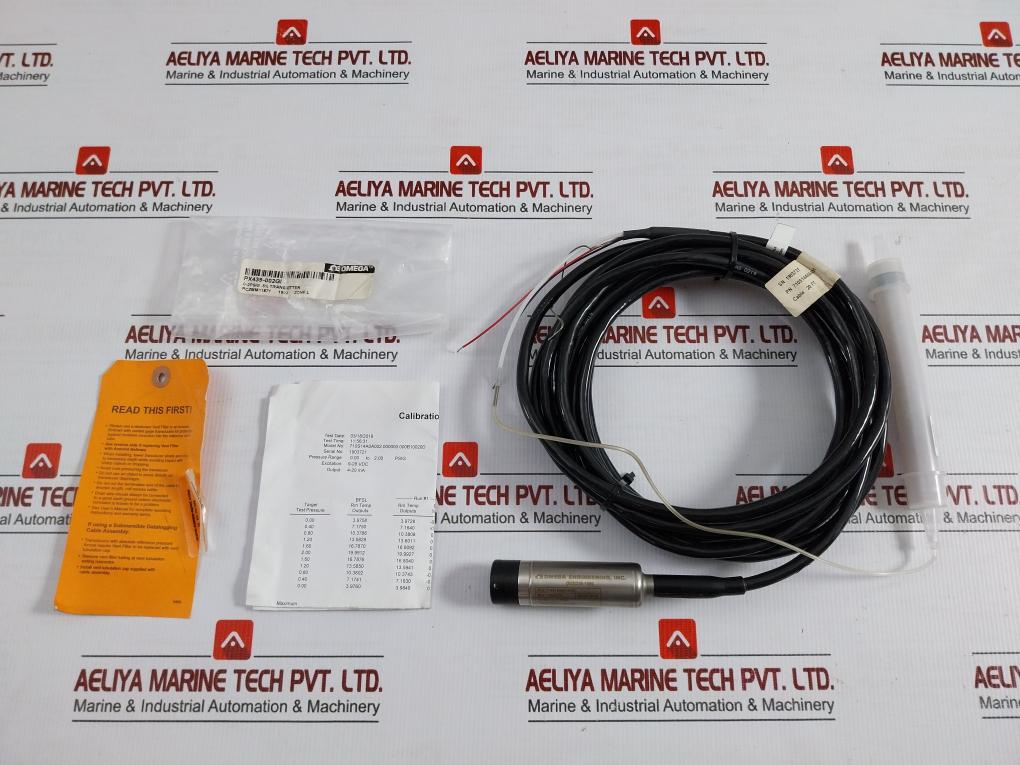 Px439-002gi By Omega Pressure Transmitter With Cable 0.00 To 2.00 Psig In New
