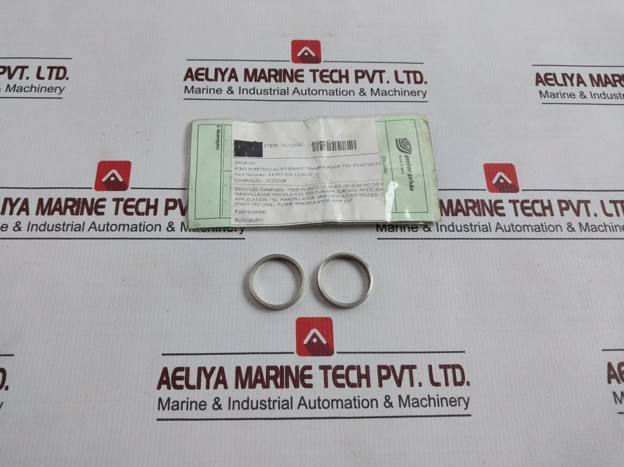 Queiroz Galvao 21407-dd-113012 Pin For Manipulator Arm Joint 30222642