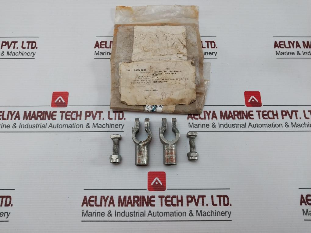 Quick 4020N Straight Negative Battery Terminal & Connector Crimp