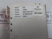 Radix T25 Digital Timer 2 Digit Display 20-265V Ac/Dc