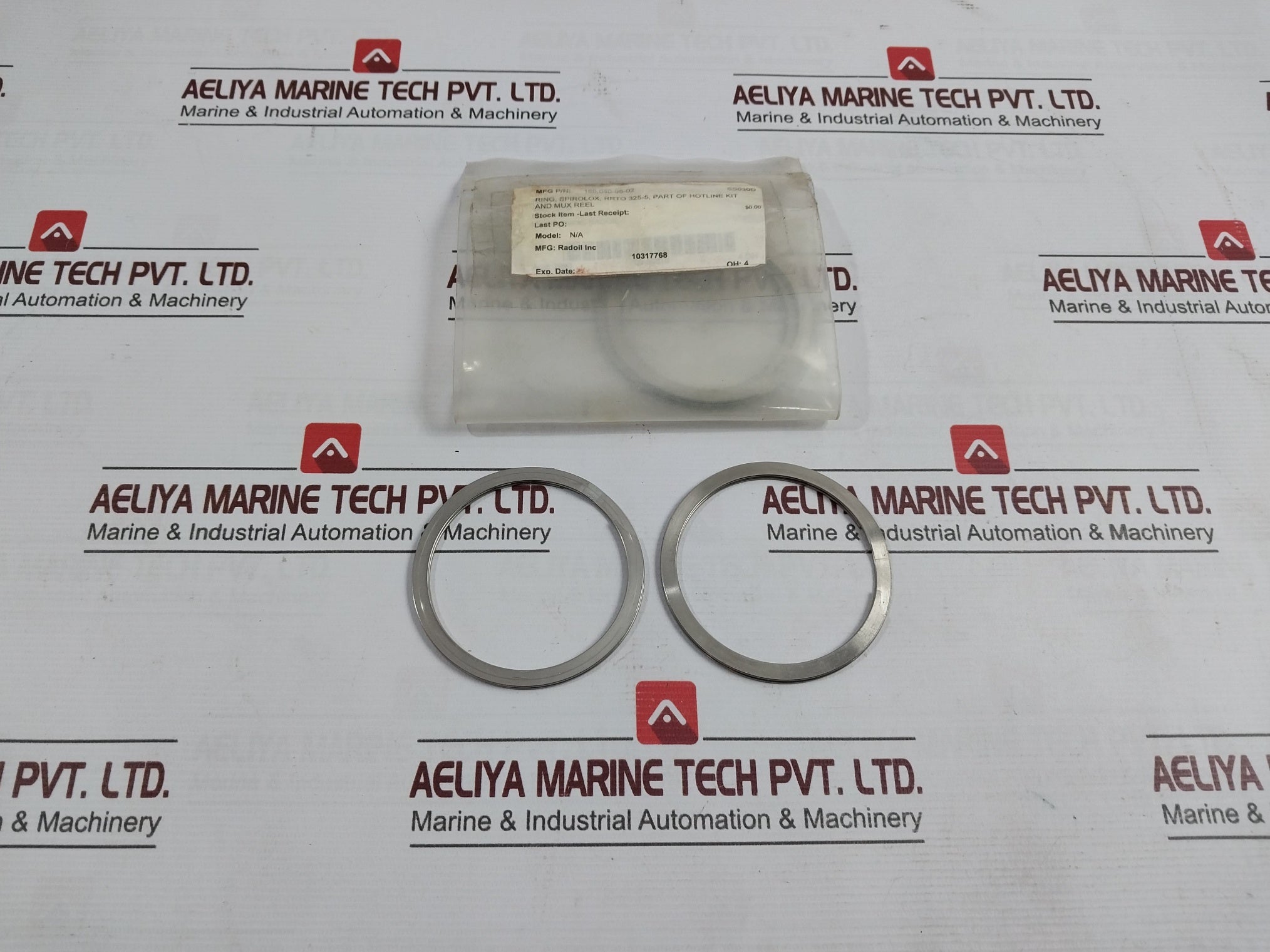 Radoil Spirolox 160 Spiral Retaining Ring Oh 4