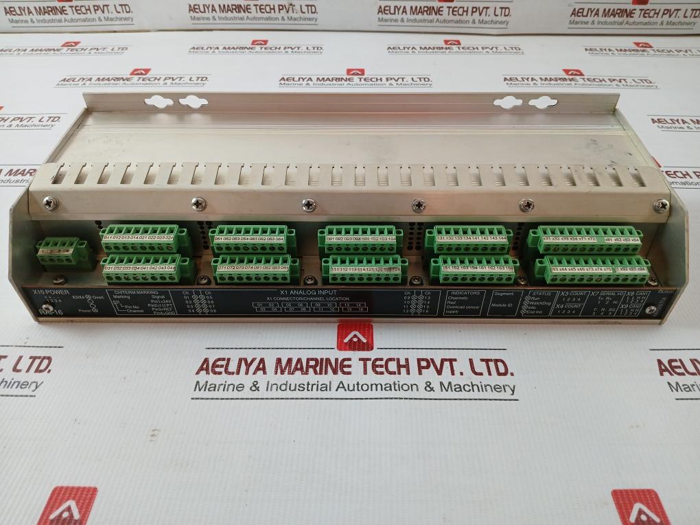 Kongsberg Rai-16 Remote Analogue Input Module 6200354 Revision B3 Kongsberg