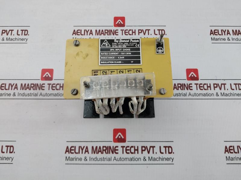 Used Condition Raj Electrical 3-Phase Input Choke 4.2mh 5a/1.5kw