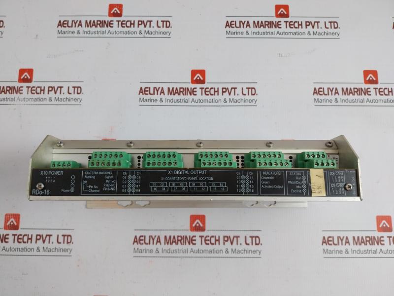 Rdo-16 Remote Digital Output Module Brand Kongsberg 8100155