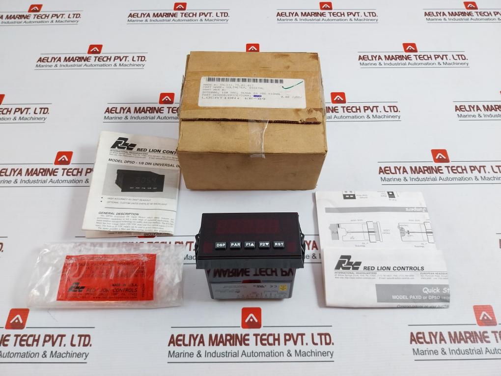 Red Lion Dp5D000 Analog Input Panel Meter Dp5D 50/60Hz