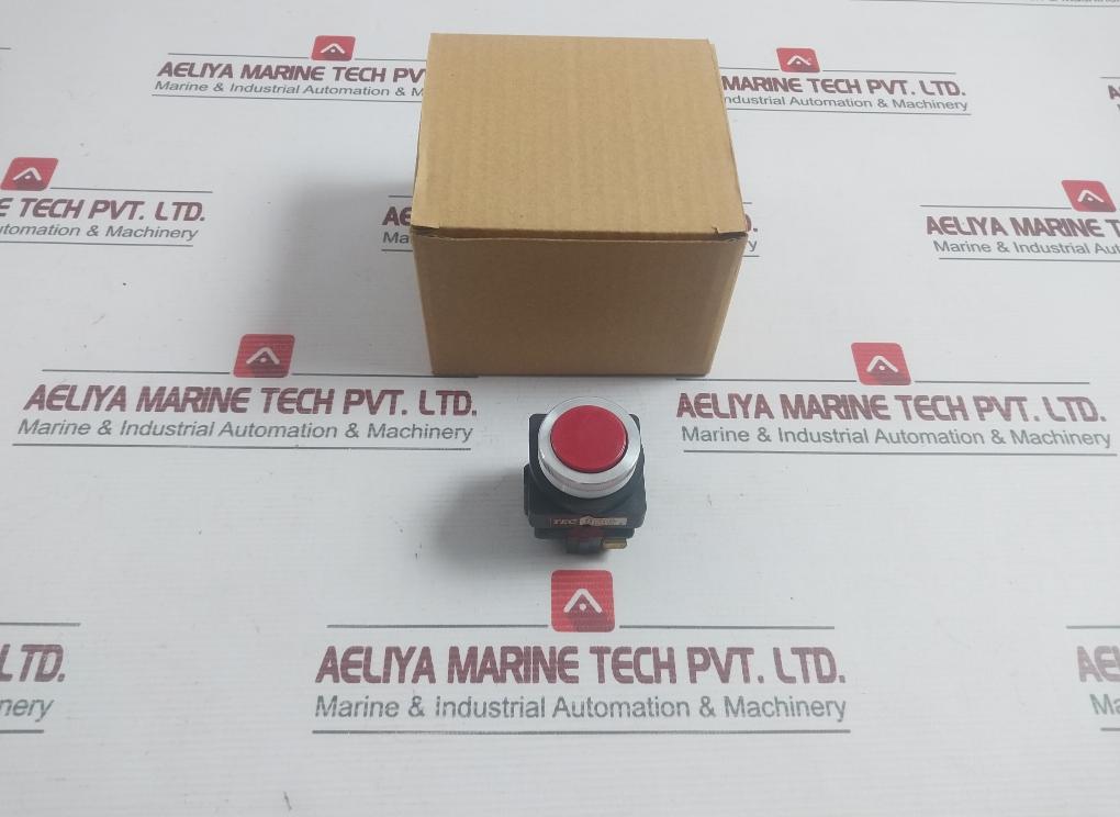 Red Push Button Tec Tachikawa 41-14393 600vac 250vdc