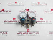 Refco Refrigeration Service Manifold With Charging Hose Set 30 Bar/430 Psi