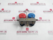 Refco Refrigeration Service Manifold With Charging Hose Set 30 Bar/430 Psi