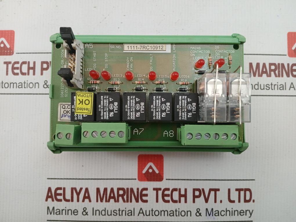 Relay Module 73x137 Mm I061227-5 In Used Condition