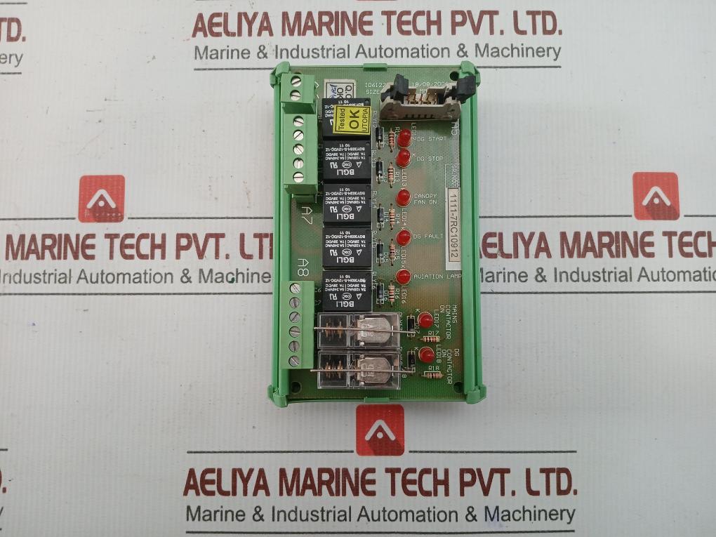 Relay Module 73x137 Mm I061227-5 In Used Condition