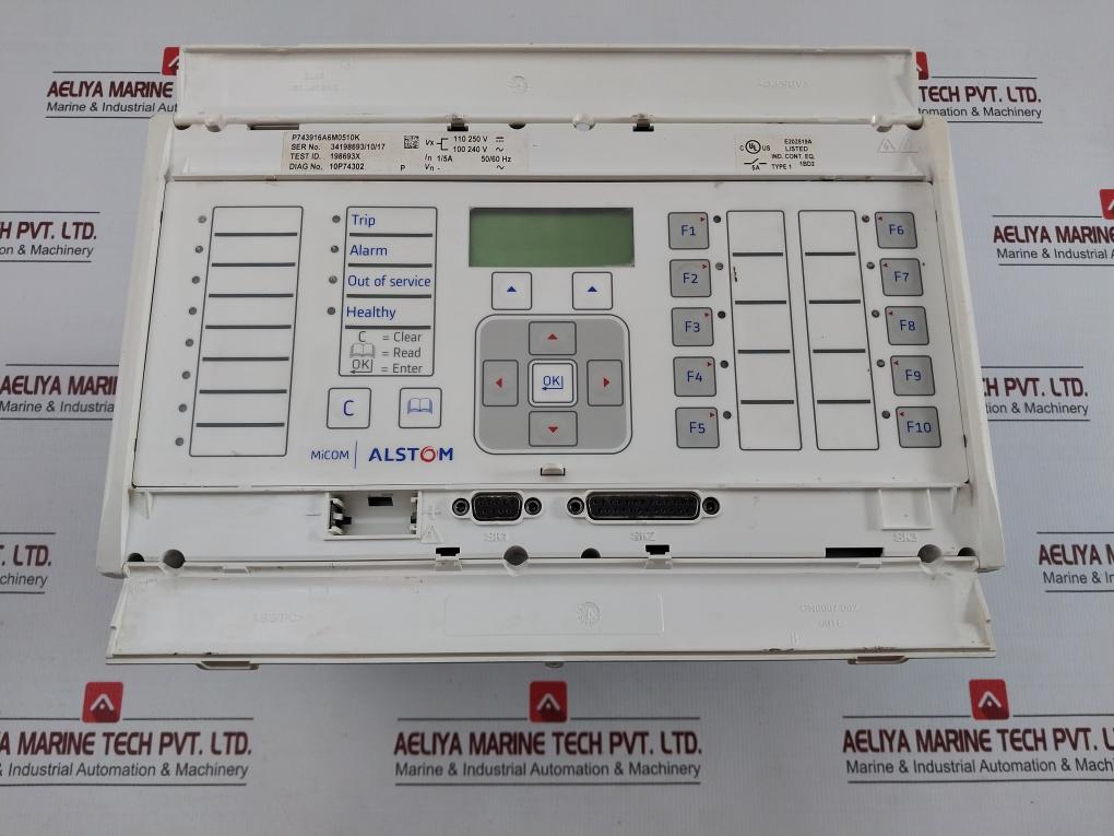 Relay P743916a6m0510k Numerical Protection By Alstom 50/60 Hz