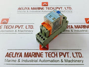 Releco C9-a41 Fx Series Qr-c Industrial Miniature Relay & Base 10A 400Vac
