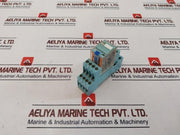 Releco Serie Qr-c C9-a41 Dx 2 Poll Control Relay With Base E92191 6A 24Vdc