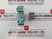 Releco Serie Qr-c C9-a41 Dx 2 Poll Control Relay With Base E92191 6A 24Vdc