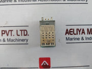 Releco Serie Qr-c C9-a41 Dx 2 Poll Control Relay With Base E92191 6A 24Vdc