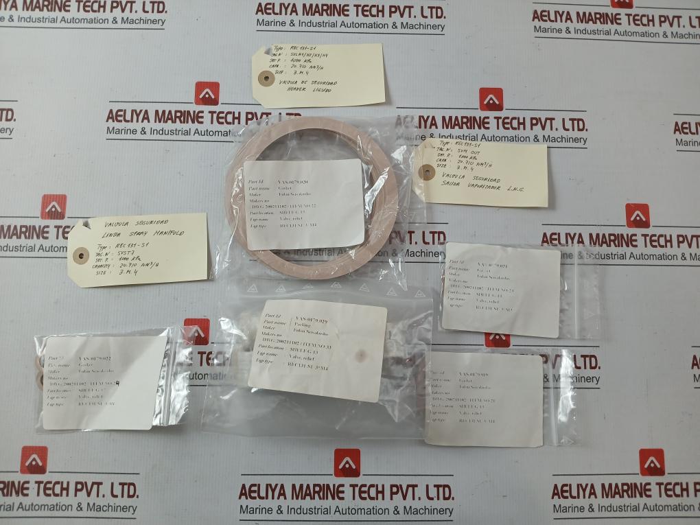 Relief Valve Gasket Packing Kit Fukui Seisakusho Vas-0179.020