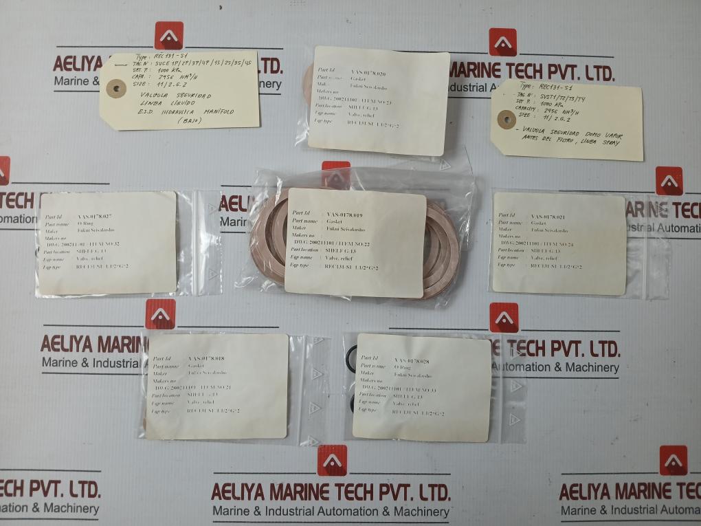 Relief Valve Repair And Maintenance Kit Rec131-S1 By Fukui Seisakusho