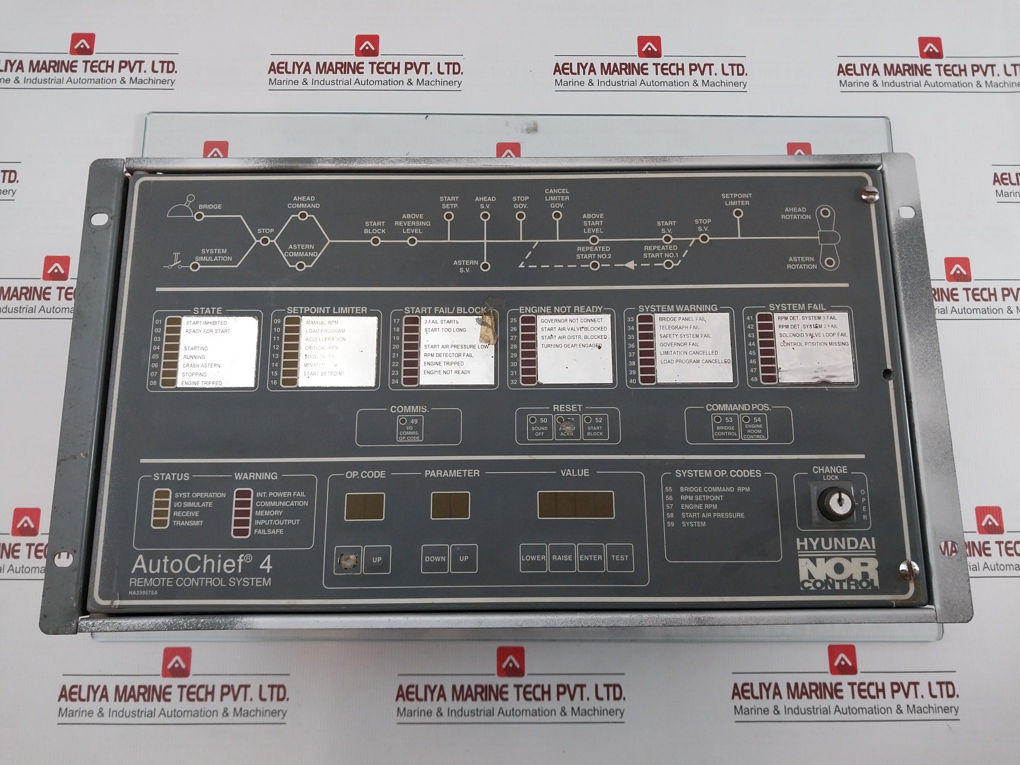 Remote Control Room Unit System Nn-801.1, Nn-803.2 Brand Norcontrol Ac4 Ecr