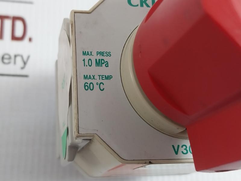 Residual Pressure Exhaust Valve 1.0 Mpa V3000-15-W By Ckd