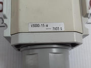 Residual Pressure Exhaust Valve 1.0 Mpa V3000-15-W By Ckd
