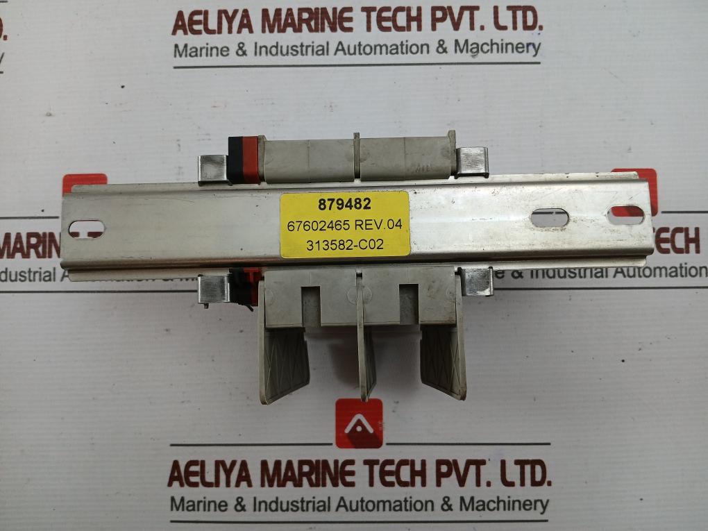 Rev 04 Weidmuller Wtw Wf10-8 Din Rail Mounted Stud Terminal Block Assy
