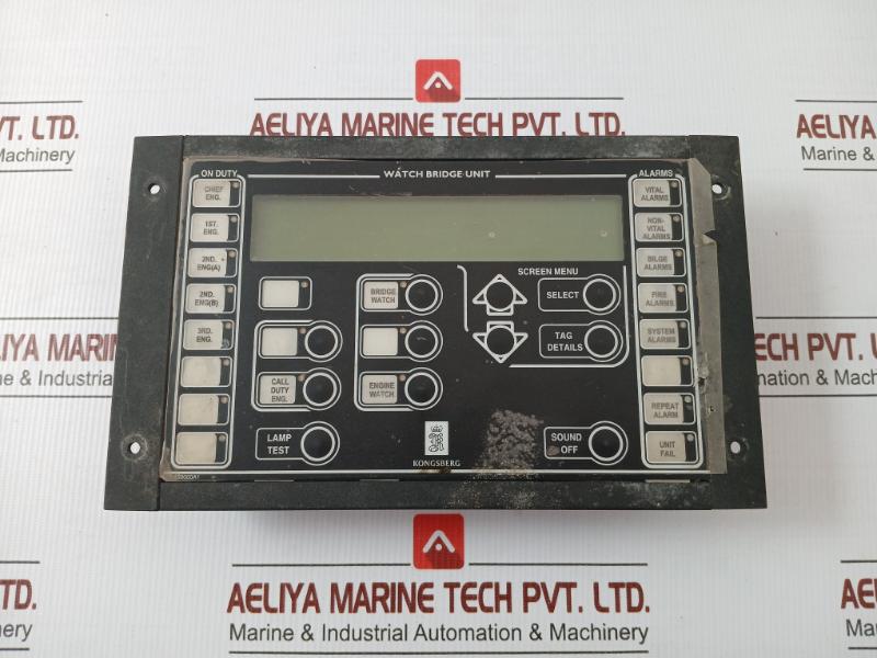 Rev A1 Watch Bridge Unit /Wbu Display By Kongsberg 8100259
