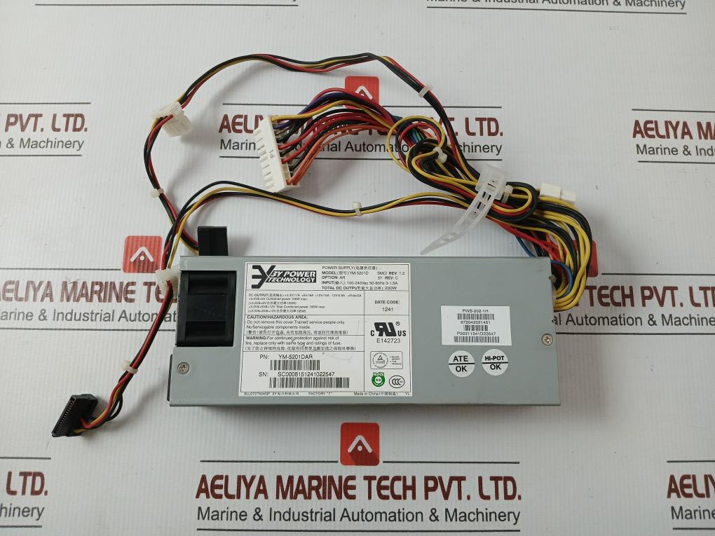 Rev: C Ym-5201Dar 3Y Power Technology Power Supply Unit Rev: 1.2 105W Max.