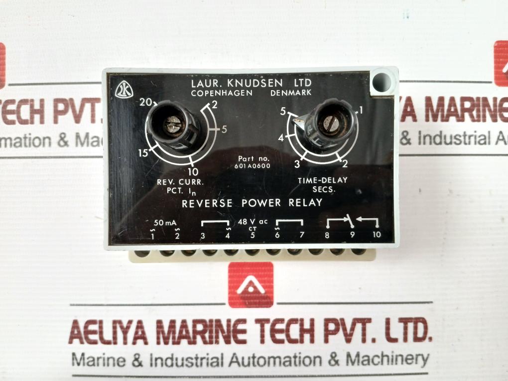 Reverse Power Relay Laur. Knudsen 1-5 Secs 601A0600