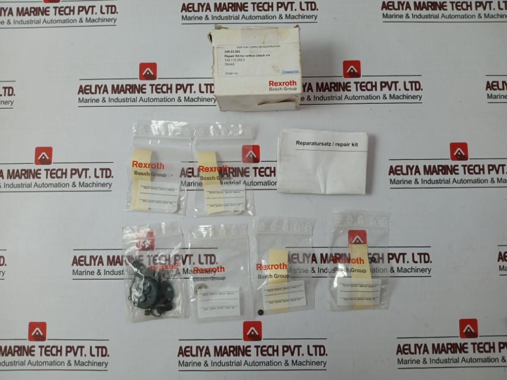 Rexroth 334 115 000 2 Repair Kit For Orifice Check V/V 334.115.055.0