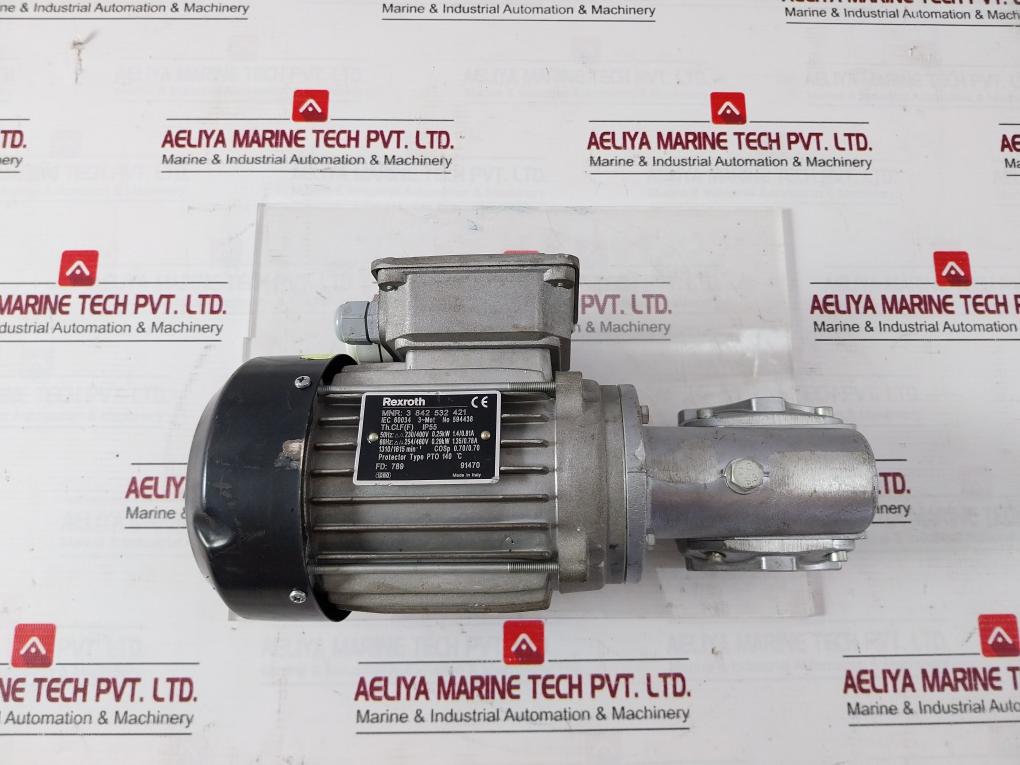 Rexroth 3 842 532 421 Three-phase Motor With Thermal Protection 140˚C Mm8 0.25Kw