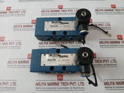 Rexroth Pt24106-9100 Pneumatic Directional Valve P50861-3 24 Hz Dc Mh1744