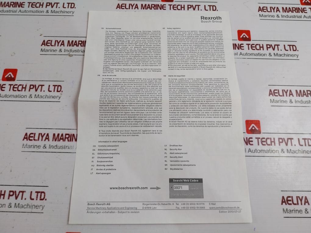 Rexroth R961003092 Seal Kit Lfa25D.-6X/7X/Hv 