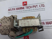 Riedewald Weidmuller Ei 60/21 Transformer With Wew 35/2 End Bracket 